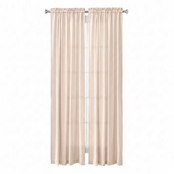 100% Polyester Portland Crushed Taffeta Rod Pocket Tailored Panel Sheer Curtains