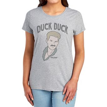 Juniors' Top Gun Goose "Duck Duck" Graphic Tee