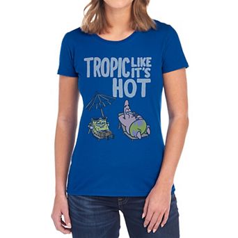 Juniors' SpongeBob SquarePants "Tropic Like It's Hot" Graphic Tee