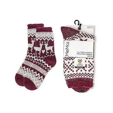 Women's 2 Pair Pack Thermal Crew Socks