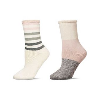 Women's 2 Pair Pack Thermal Crew Socks