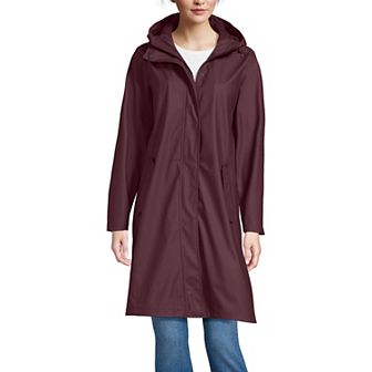 Women's Lands' End Waterproof Slicker Raincoat