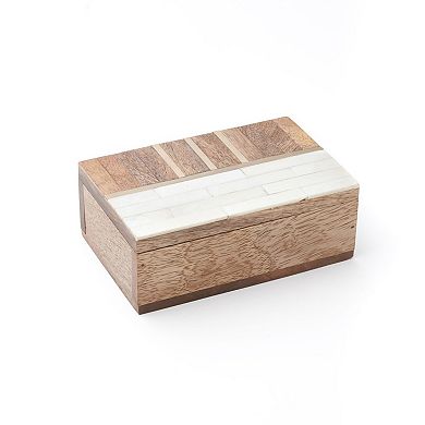 Sammita Treasure Box - Wood, Bone