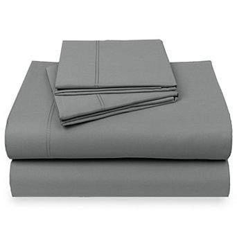 California Design Den Luxury 600 Thread Count Deep Pocket Sheet Set - 100% Cotton Sateen
