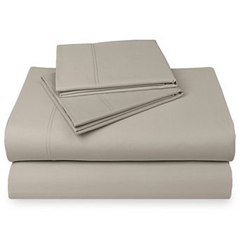 California Design Den 600 Thread Count Deep Pocket Sheet Set - 100% Cotton Sateen