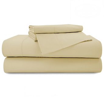 California Design Den 500 Thread Count Deep Pocket Sheet Set - 100% Cotton, Sateen Weave