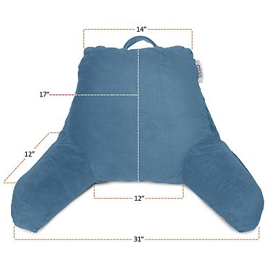 Nestl Medium Reading Pillow with Portable Laptop Lap Desk