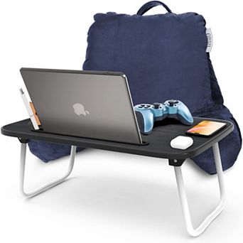 Nestl Medium Reading Pillow with Portable Laptop Lap Desk
