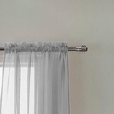 Celine Sophisticated Sheer Curtain Panel for Living Room, Bedroom, Kitchen, Dining Room