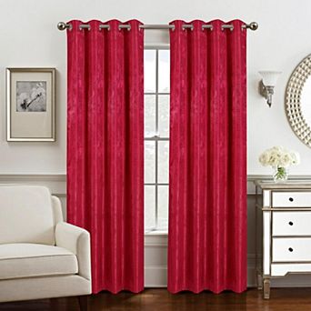 Roxy Two Tone Noise Reduction Jacquard Windows Curtain Grommet Panel