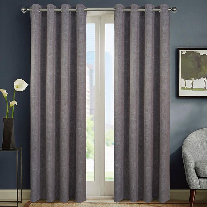 Sofia Printed Room Darkening Blackout Curtain Grommet Panels