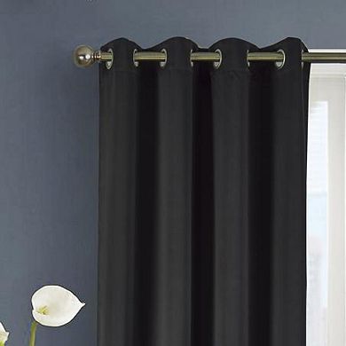 Anchorage Blackout Grommet Curtain Panel Pair Energy Efficient, Noise Reducing, Durable Design