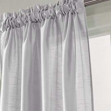 100% Polyester Faux-Silk Nikki Premium Rod Pocket Multi Colors Curtain Panel