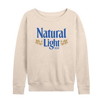Women's Natural Light Beer Vintage Logo Long Sleeve Graphic Tee