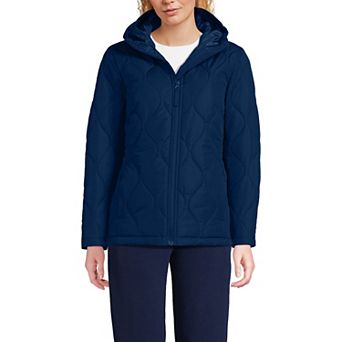 Petite Lands' End FeatherFree Onion Quilted Insulated Jacket