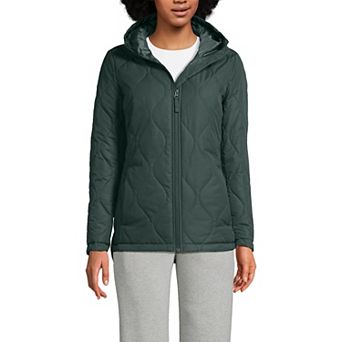 Petite Lands' End FeatherFree Onion Quilted Insulated Jacket