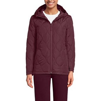 Women's Lands' End FeatherFree Onion Quilted Insulated Jacket