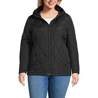 Plus Size Lands' End FeatherFree Onion Quilted Insulated Jacket