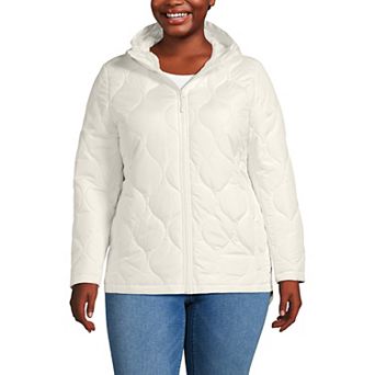 Plus Size Lands' End FeatherFree Onion Quilted Insulated Jacket