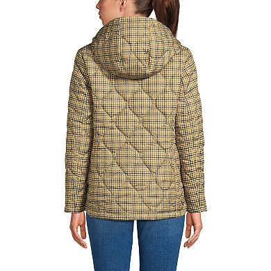 Women's Lands' End Print FeatherFree Onion Quilted Insulated Jacket