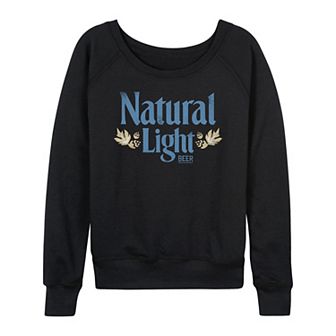 Women's Natural Light Beer Vintage Logo Long Sleeve Graphic Tee
