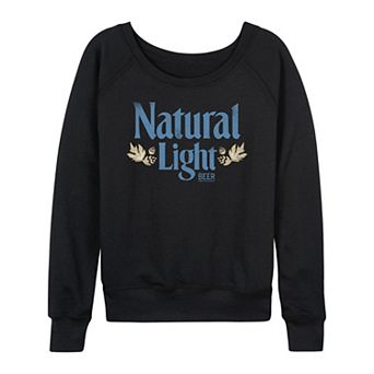 Women's Natural Light Beer Vintage Logo Long Sleeve Graphic Tee