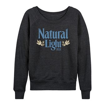 Women's Natural Light Beer Vintage Logo Long Sleeve Graphic Tee