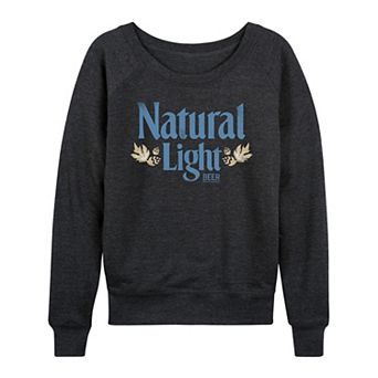 Women's Natural Light Beer Vintage Logo Long Sleeve Graphic Tee