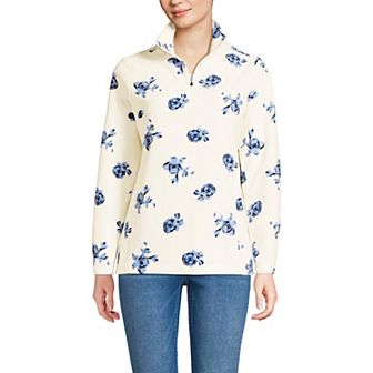 Women's Tall Lands' End Anyweather Fleece Quarter Zip Pullover