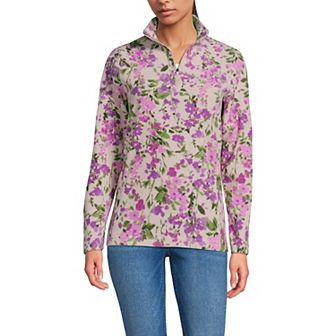Women's Tall Lands' End Anyweather Fleece Quarter Zip Pullover