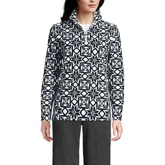 Petite Lands' End Anyweather Fleece Quarter-Zip Pullover