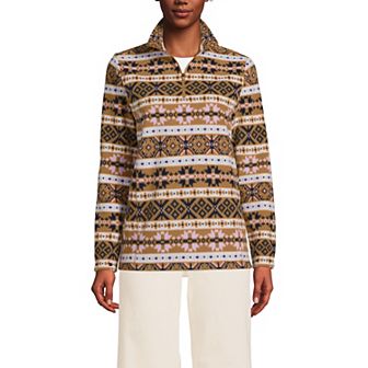 Petite Lands' End Anyweather Fleece Quarter-Zip Pullover