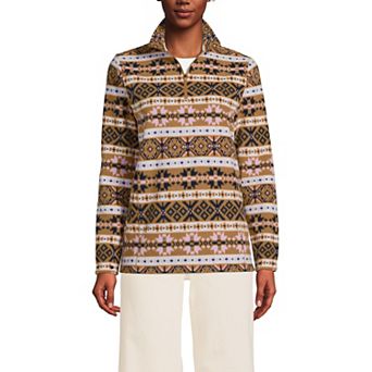 Women's Lands' End Anyweather Fleece Quarter Zip Pullover