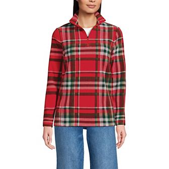 Women's Lands' End Anyweather Fleece Quarter Zip Pullover