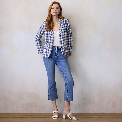 Petite LC Lauren Conrad Patch Pocket Blazer