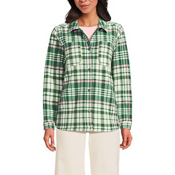 Petite Lands' End Anyweather Fleece Shirt Jacket