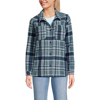 Petite Lands' End Anyweather Fleece Shirt Jacket