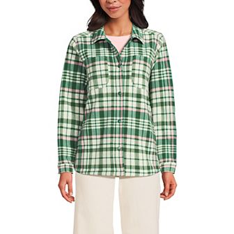 Women's Lands' End Anyweather Fleece Shirt Jacket