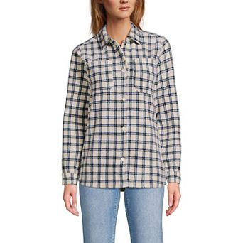 Women's Lands' End Anyweather Fleece Shirt Jacket