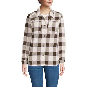 Women's Lands' End Anyweather Fleece Shirt Jacket