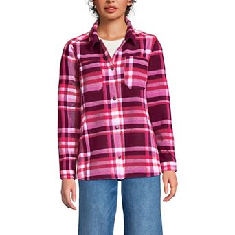 Women's Lands' End Anyweather Fleece Shirt Jacket