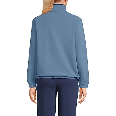 Petite Lands' End Anyweather RainDefense Fleece Quarter-Zip Pullover