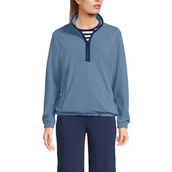 Petite Lands' End Anyweather RainDefense Fleece Quarter-Zip Pullover
