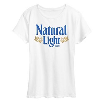 Women's Natural Light Beer Vintage Logo Graphic Tee
