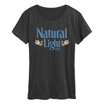 Women's Natural Light Beer Vintage Logo Graphic Tee