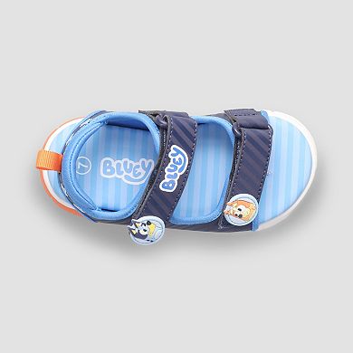 Bluey Toddler Boys Light Up Adjustable Strap Sandals