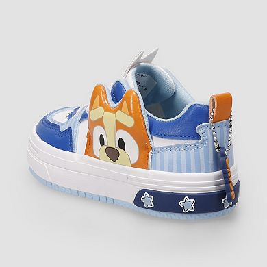 Bluey Bingo Court Toddler Boys Lace-Up Sneakers