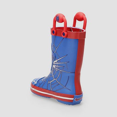 Spiderman Toddler Boy Lighted Rainboots