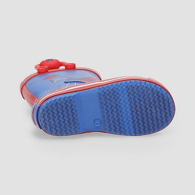 Spiderman Toddler Boy Lighted Rainboots