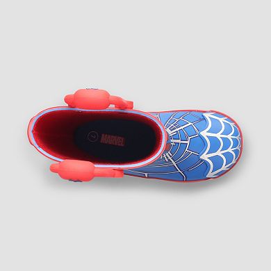 Spiderman Toddler Boy Lighted Rainboots